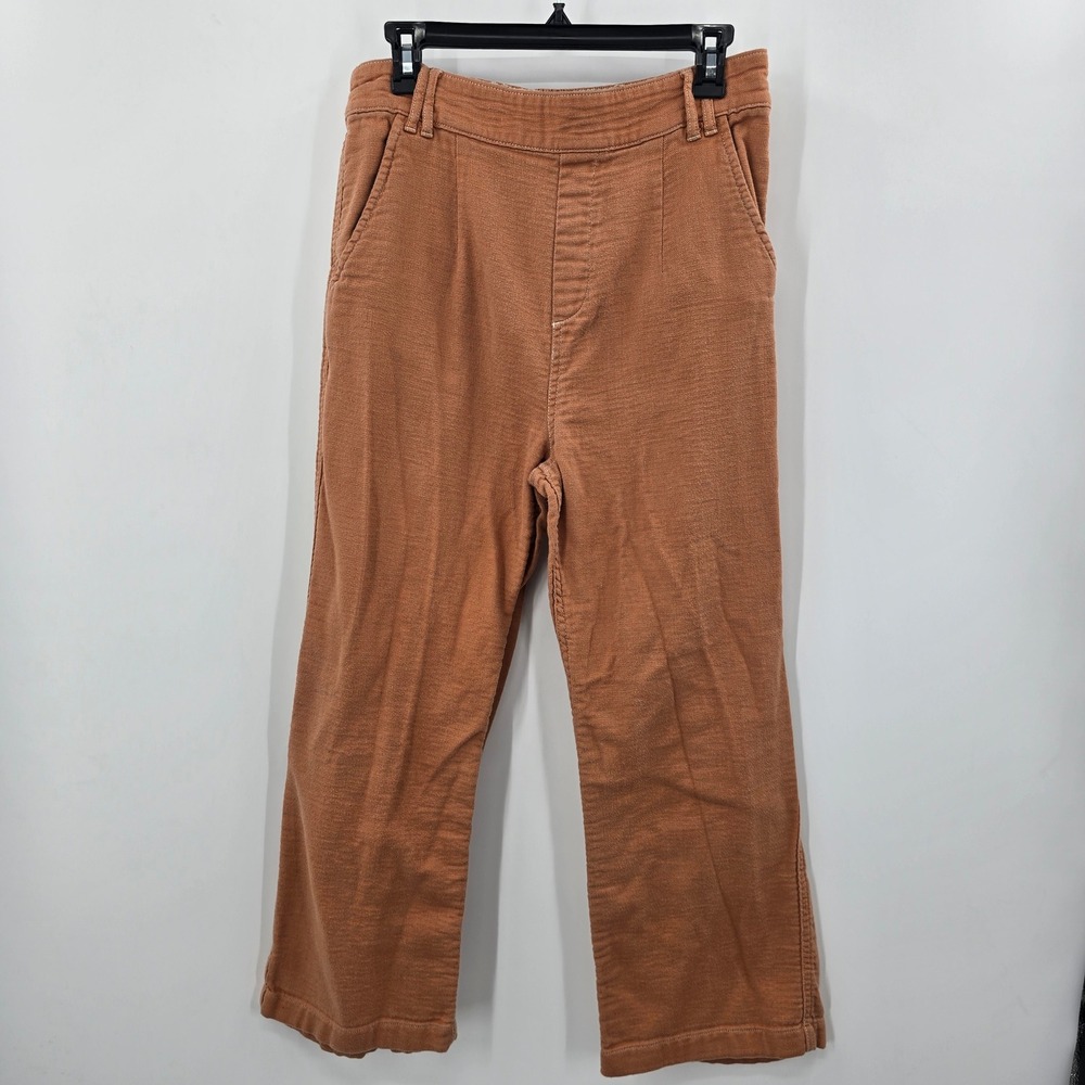 Viktoria Dahlberg x The Drop Women Orange High Waist Straight Leg Pants Medium